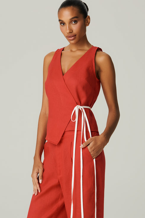 REGATA LINHO ENVELOPE VERMELHO/BRANCO
